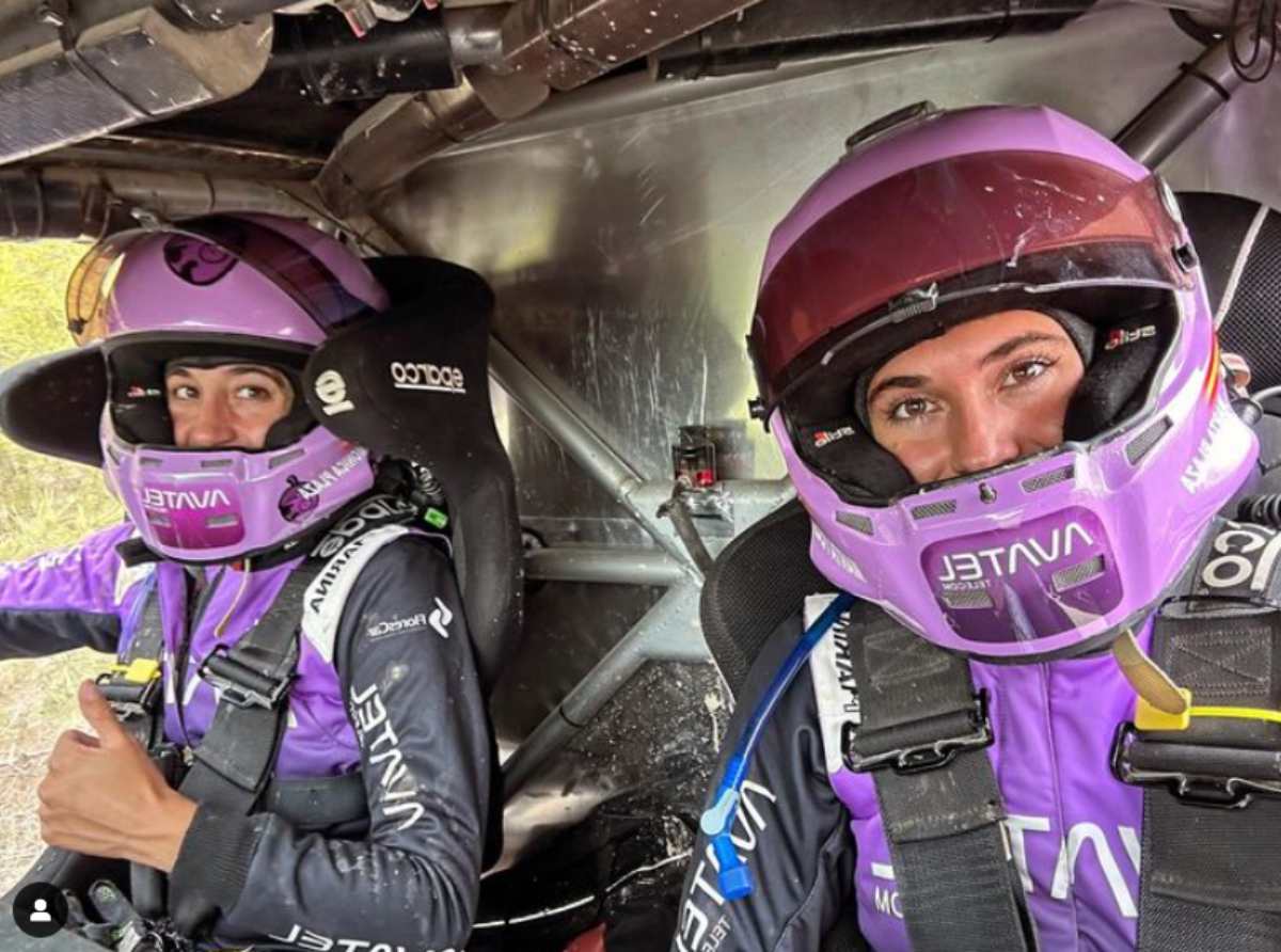 Mónica y Marta Plaza en el Rally TT de Cuenca.