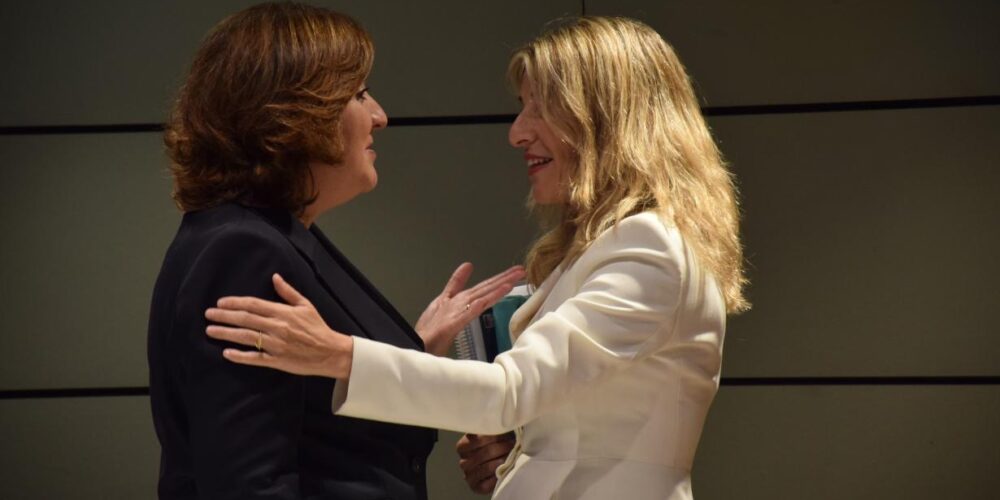 Yolanda Díaz y Patricia Franco