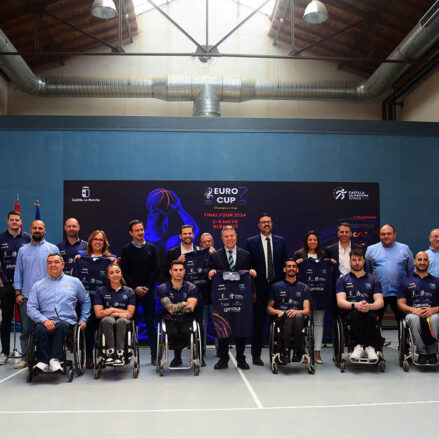 Presentación de la Final Four de la Euro Cup, que se disputará en Albacete. Foto: Rebeca Arango.