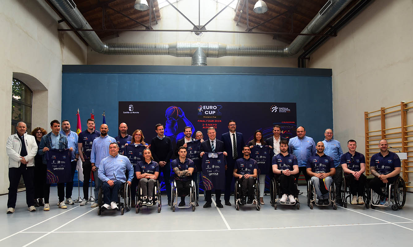 Presentación de la Final Four de la Euro Cup, que se disputará en Albacete. Foto: Rebeca Arango.