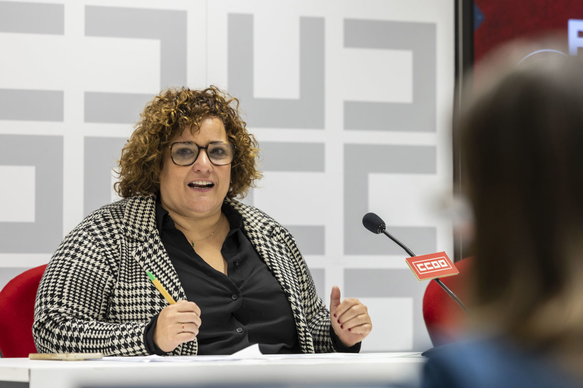 Patricia Ruiz dirigirá la gestora de UGT CLM hasta febrero de 2025. Foto: EFE/Ángeles Visdómine.