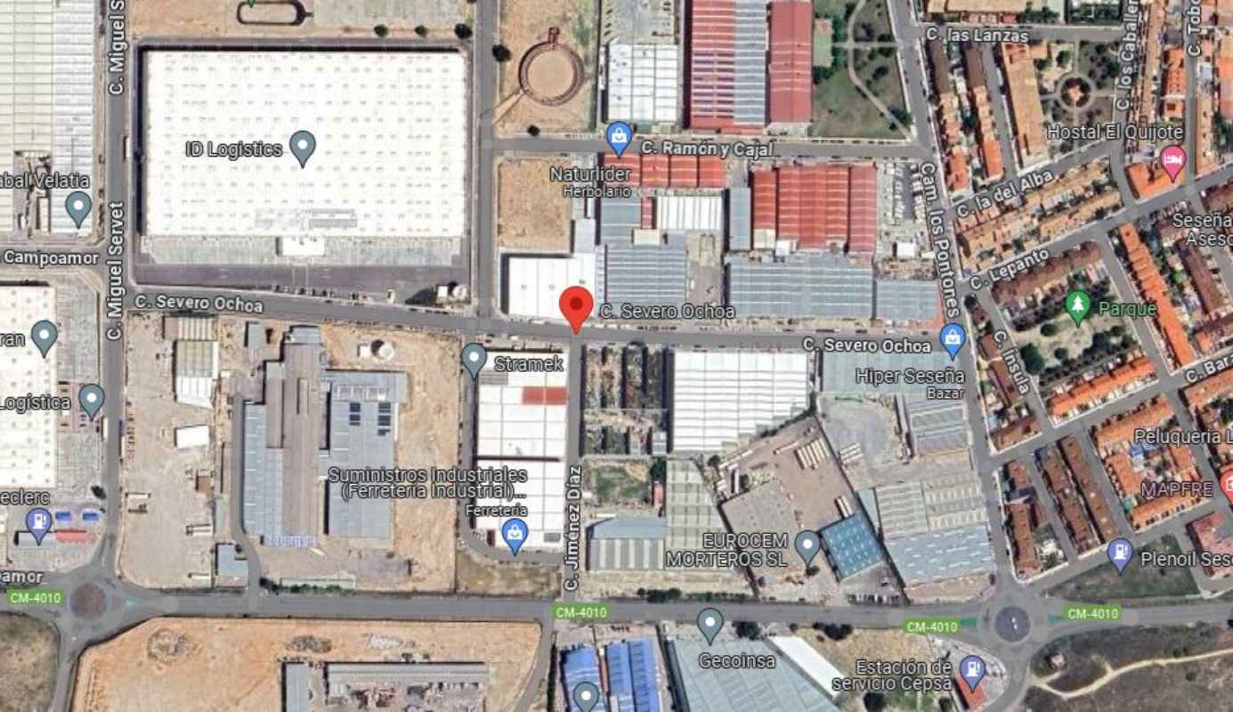 Accidente laboral en Seseña Nuevo (Toledo). Imagen: Google Maps.