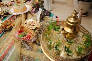 Té y dulces típicos de Marruecos. Imagen Elena Valero