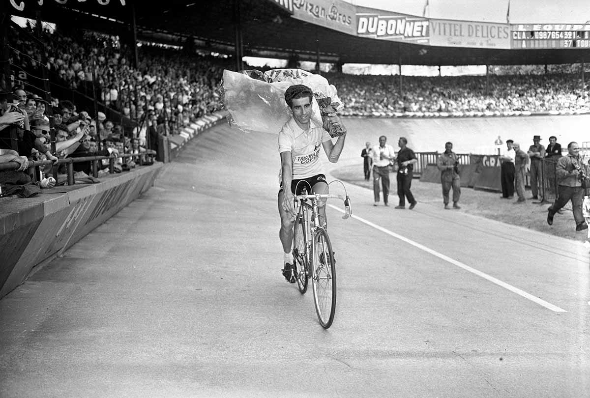 Bahamontes, cuando conquistó el Tour de Francia.