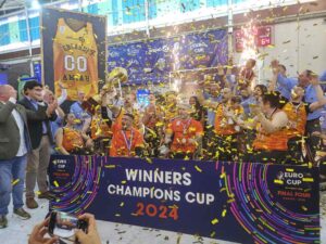 El BSR Amiab Albacete, flamante campeón de Europa.