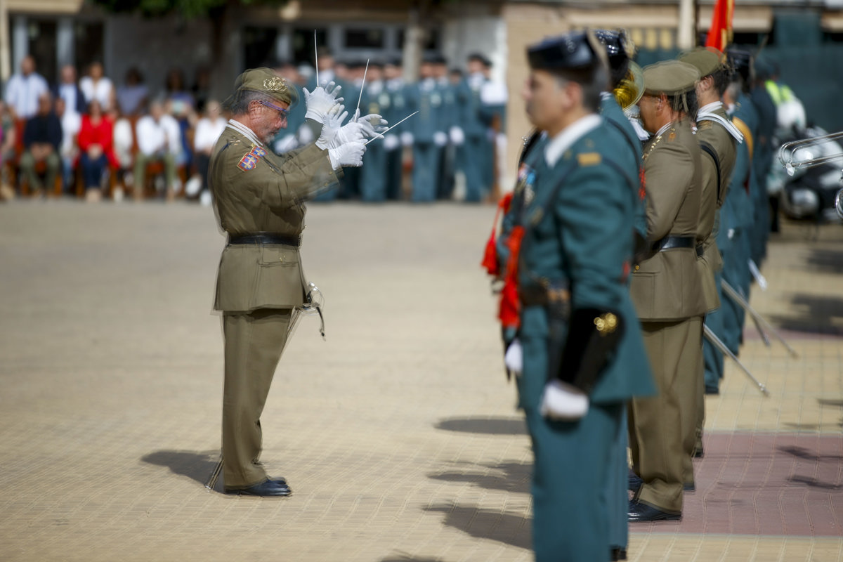 Momento del acto por el 180º aniversario de la Guardia Civil. Foto: EFE/Ismael Herrero.