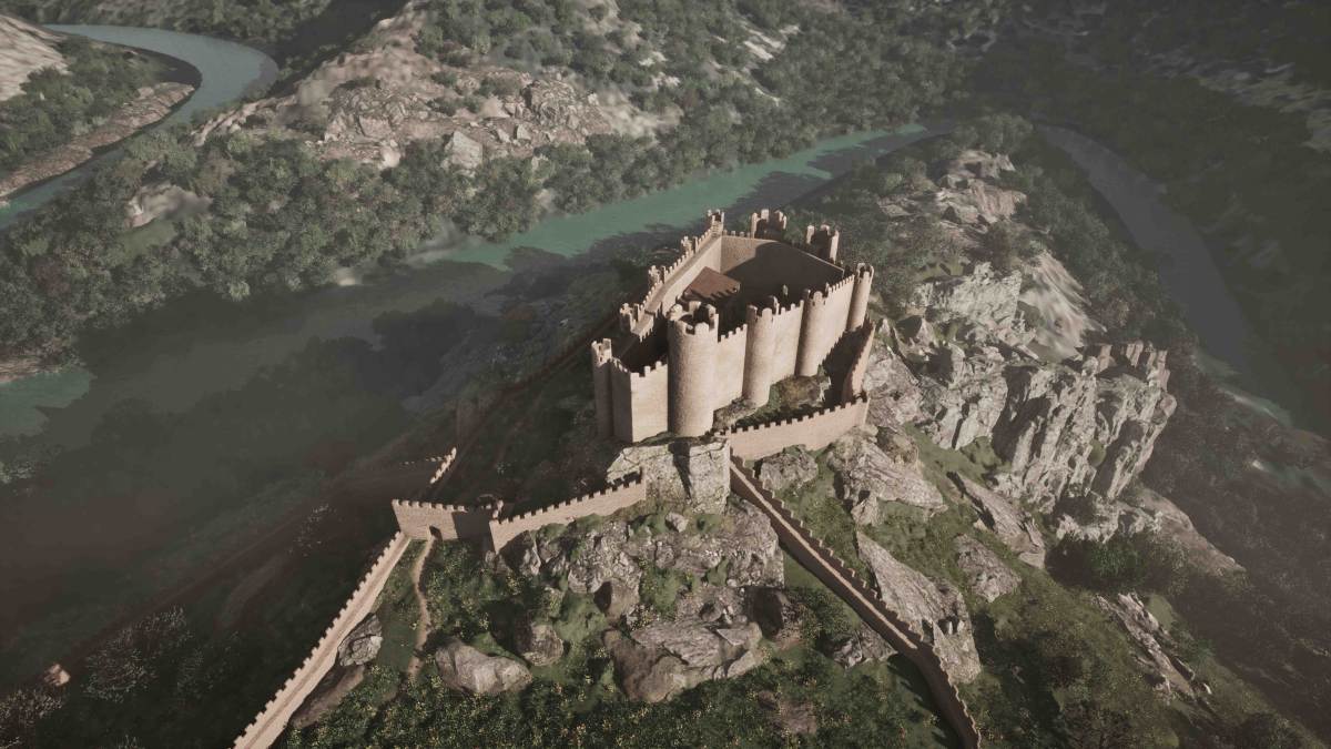 Reconstrucción del Castillo de Pelegrina en Sigüenza (Guadalajara)