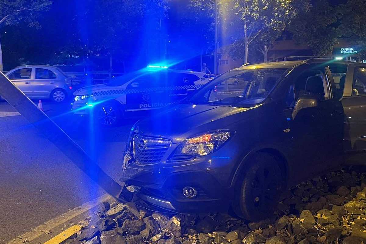 Detenido en Ciudad Real tras sufrir este sábado un accidente con un coche que había robado/Foto: @PLCiudadReal092