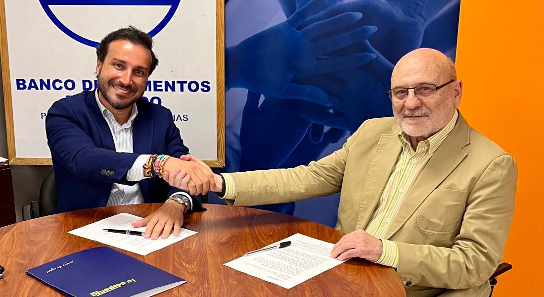 Firma de convenio entre la Despensa Supermercados y Banco de Alimentos de Toledo.