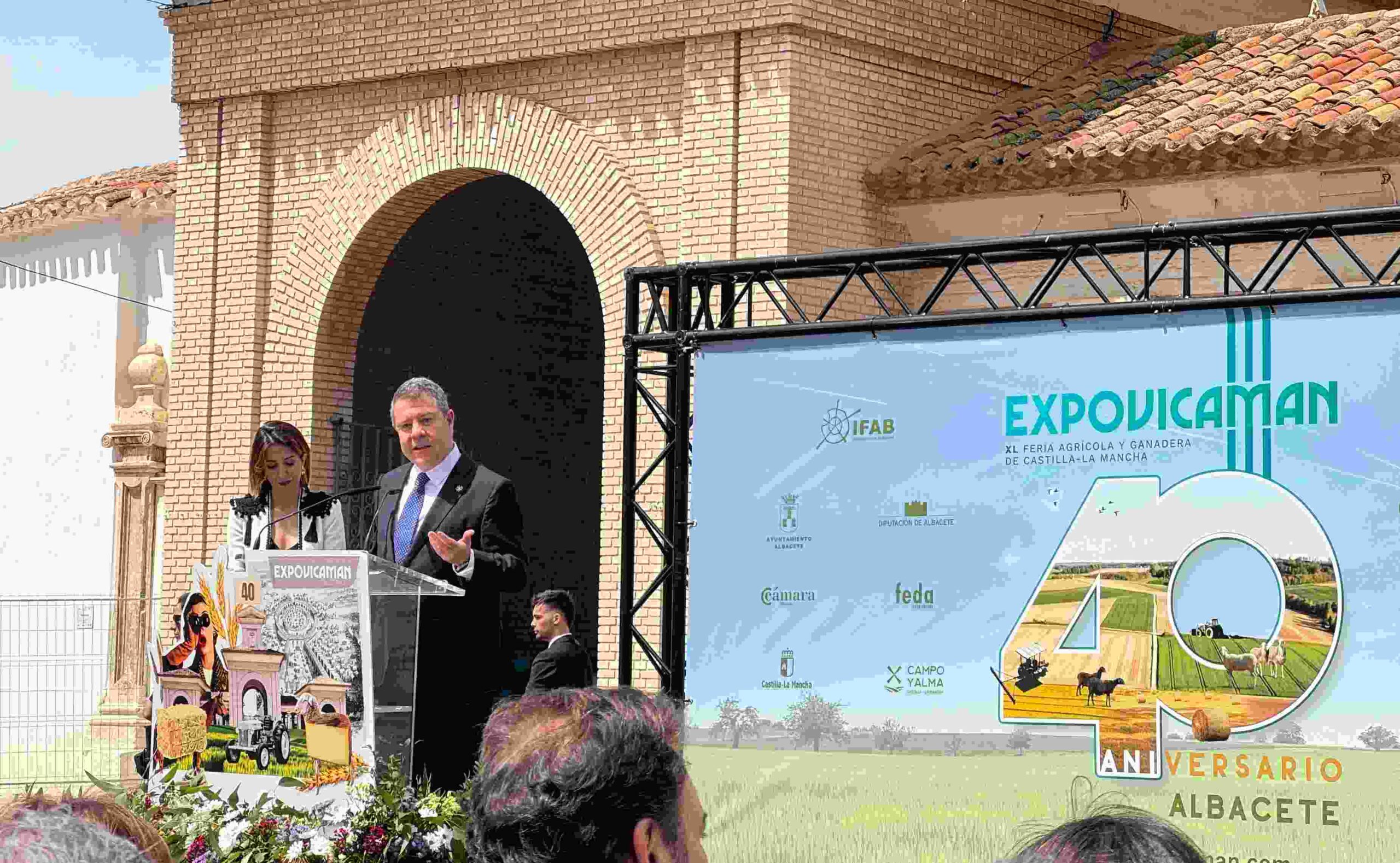 Inauguración de la 40º Expovicaman. Elena Valero