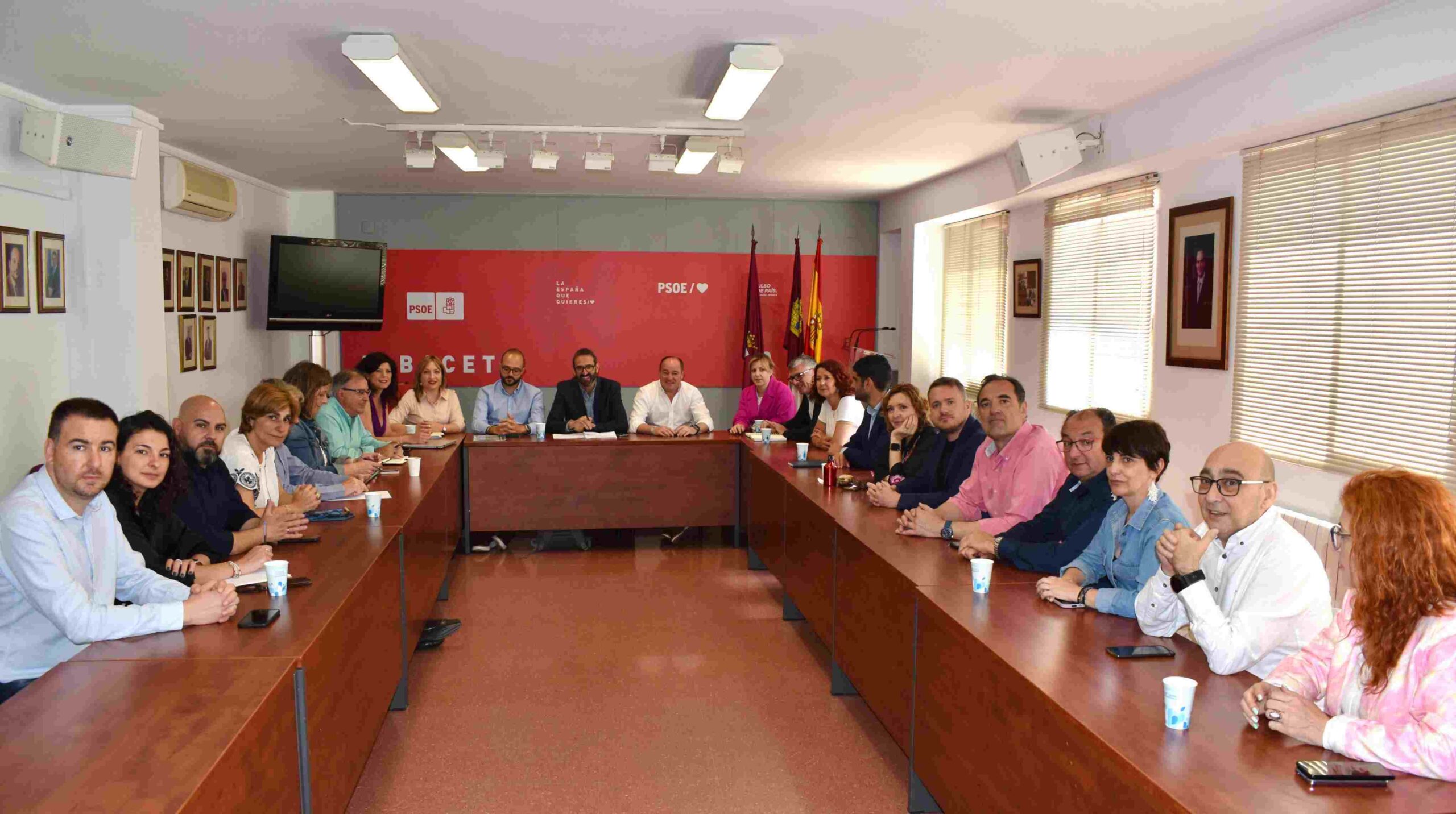 Reunión Grupo Parlamentario y Grupo Municipal PSOE