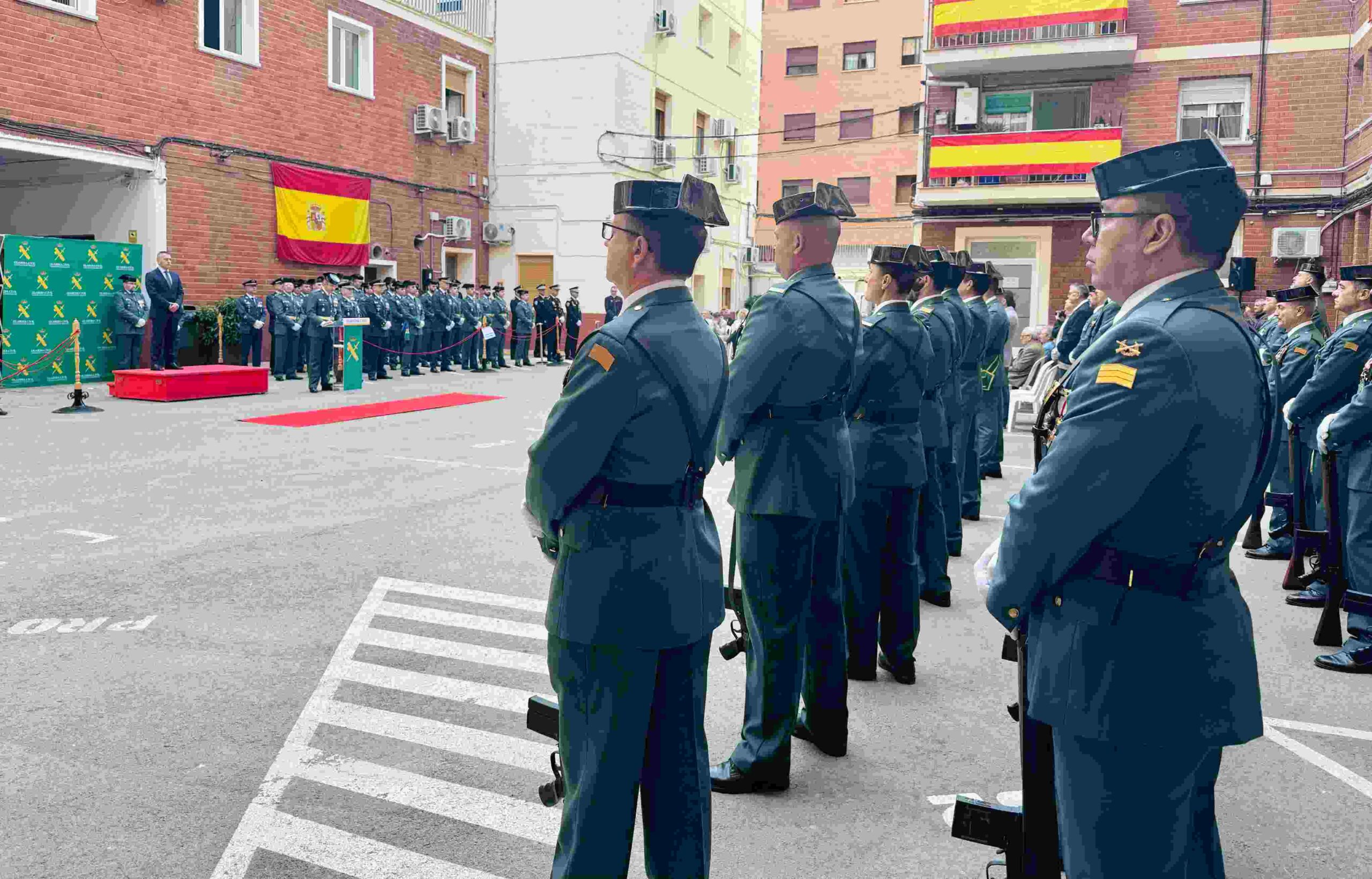 Acto del 180 Aniversario de la Guardia Civil. Elena Valero