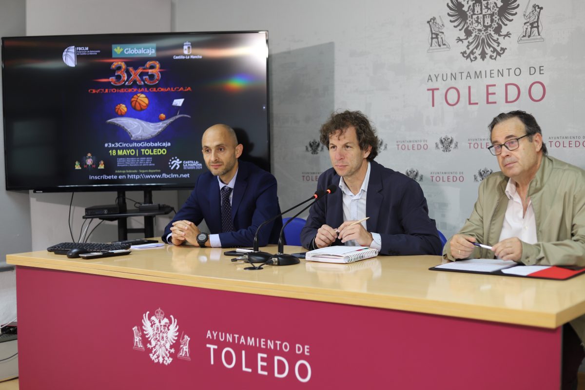 Rubén Lozano, presentando el Circuito de Baloncesto 3x3.