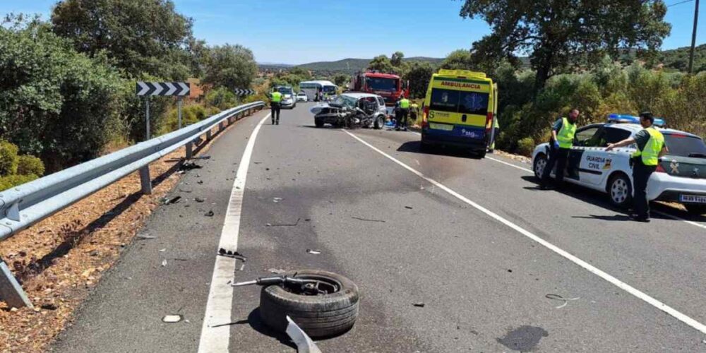 Imagen del accidente de Picón (Ciudad Real).