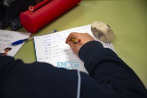 Foto de archivo de un colegial.