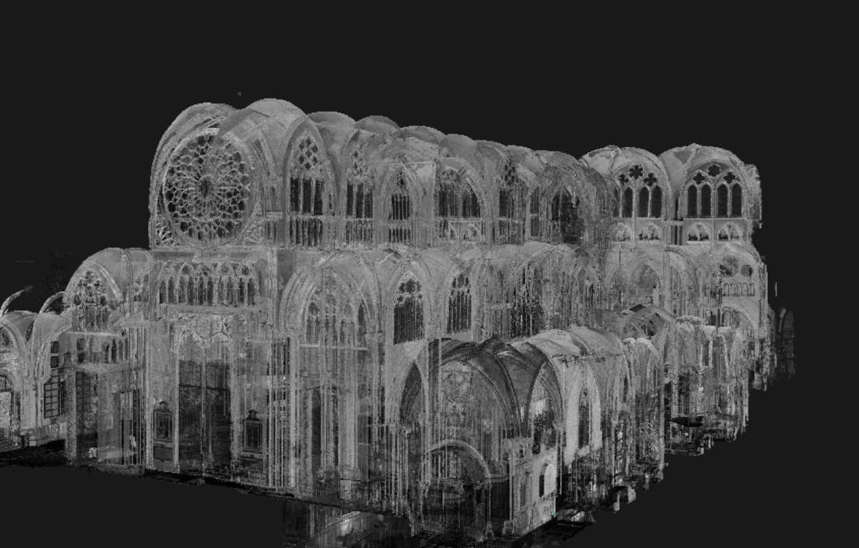 Primeras imágenes en 3D de la Catedral de Toledo.