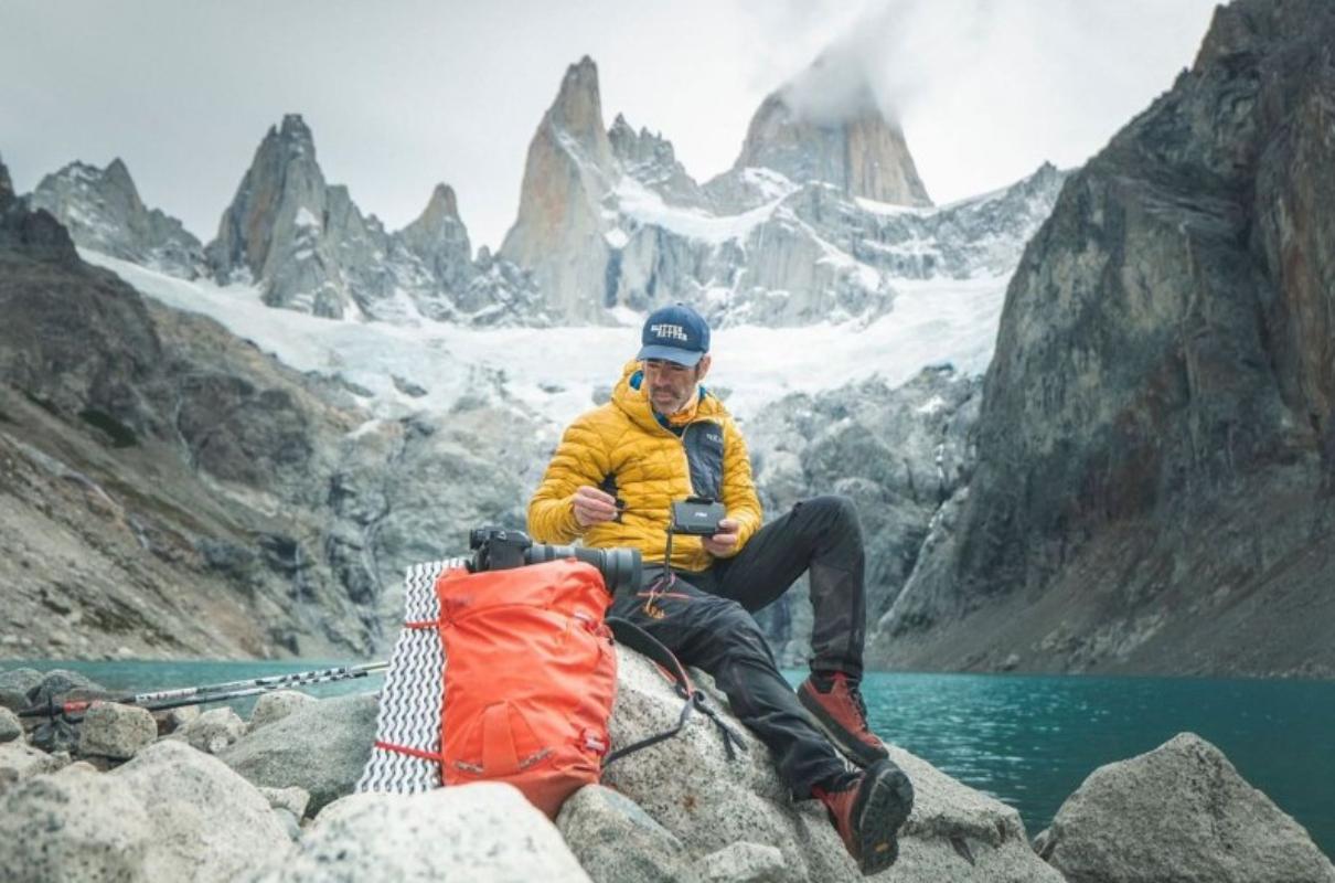 Pedro Cifuentes, en la Patagonia. Foto: Pedro Cifuentes.