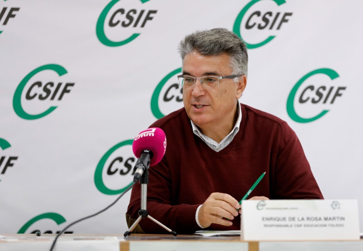 Enrique de la Rosa Martín se ha convertido en nuevo presidente de CSIF Toledo.