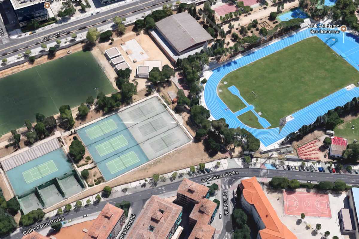 Instalaciones de la Escuela de Gimnasia de Toledo.