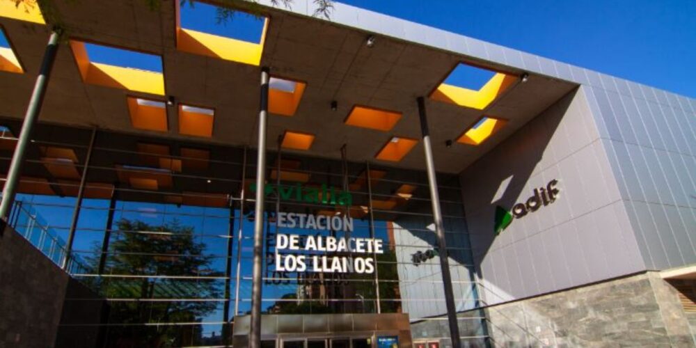 Estación de tren de Albacete. Foto: Ayuntamiento de Albacete.