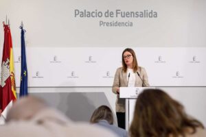 La consejera portavoz del Gobierno de Castilla-La Mancha, Esther Padilla.
