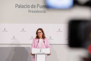 La consejera portavoz del Gobierno de Castilla-La Mancha, Esther Padilla.