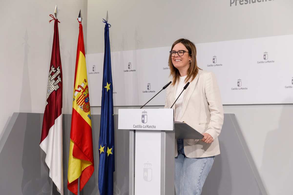 La consejera portavoz del Gobierno de Castilla-La Mancha, Esther Padilla.