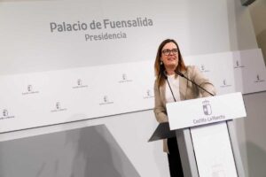 La consejera portavoz del Gobierno de Castilla-La Mancha, Esther Padilla.