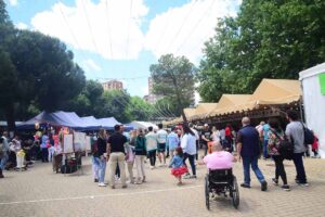 Foto de archivo de las casetas de las Ferias de San Isidro de Talavera. Foto: Rebeca Arango