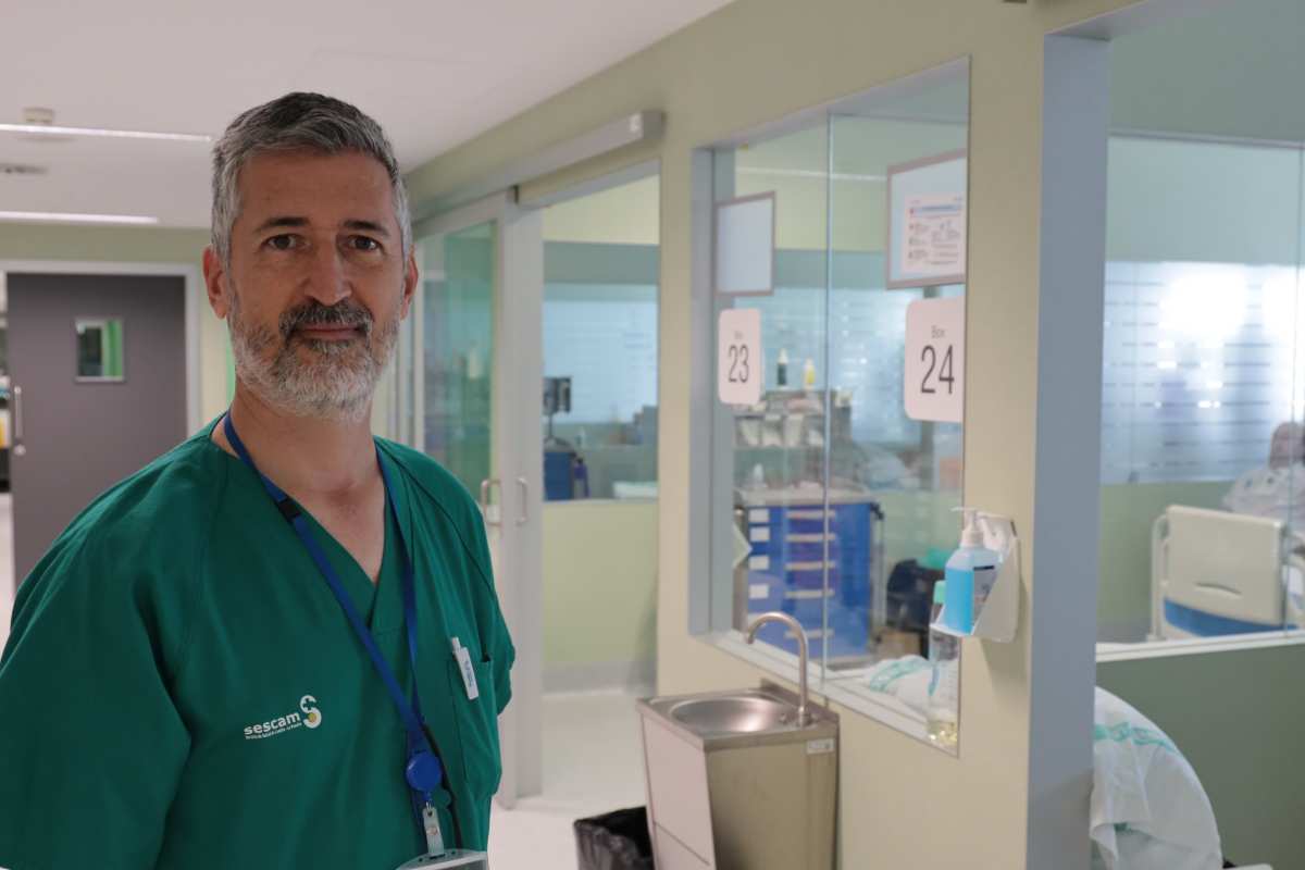 El doctor Gonzalo Hernández Martínez, del Hospital Universitario de Toledo.