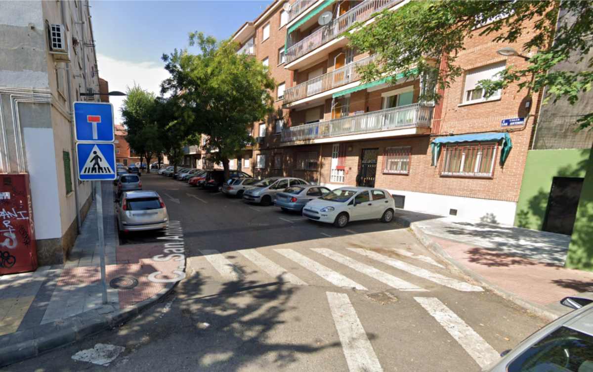 Calle San Antonio de Azuqueca de Henares (Guadalajara) donde se produjo la pelea