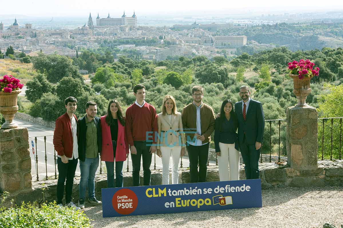 Presentación de las candidaturas del PSOE CLM a las Elecciones Europeas.