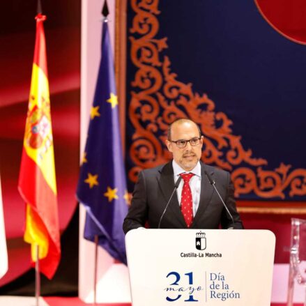 El presidente de las Cortes de Castilla-La Mancha, Pablo Bellido.