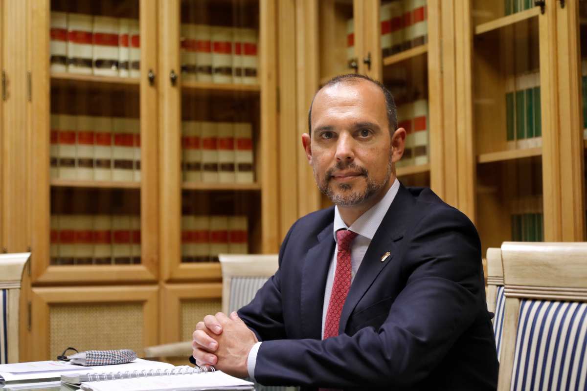 El presidente de las Cortes de Castilla-La Mancha, Pablo Bellido.