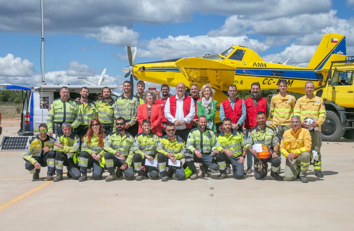 Presentación de la campaña de extinción de incendios en Castilla-La Mancha.