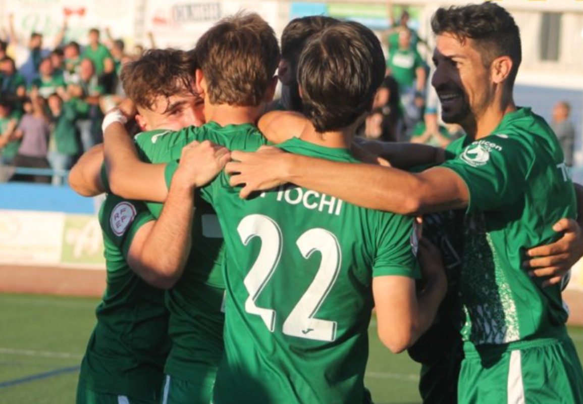 La alegría de los jugadores del Toledo. Foto: CD Toledo.