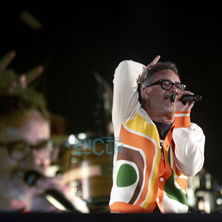 Santi Balmes, vocalista de Love of Lesbian, en el Toledo Beat Festival. Foto: Rebeca Arango.