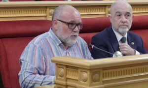 Txema Fernández, portavoz de IU-Podemos en el Ayuntamiento de Toledo.