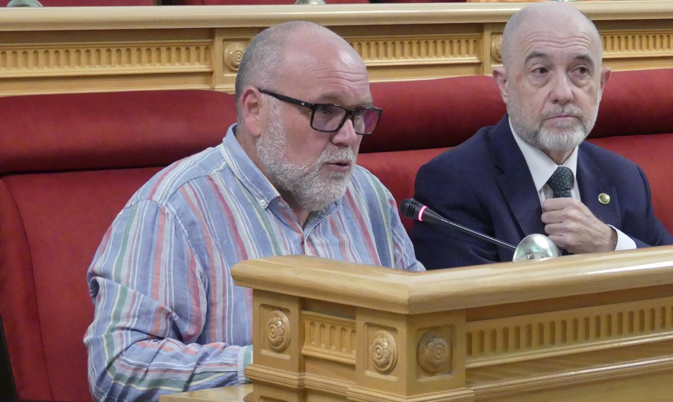 Txema Fernández, portavoz de IU-Podemos en el Ayuntamiento de Toledo.