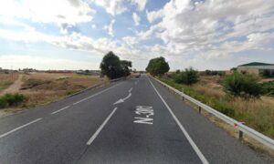 N-301 a su paso Villatobas (Toledo).