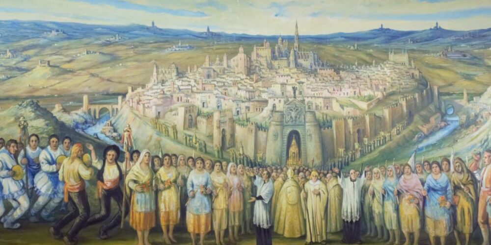 Parte del cuadro 'Toledo Símbolo', de Guerrero Malagón.