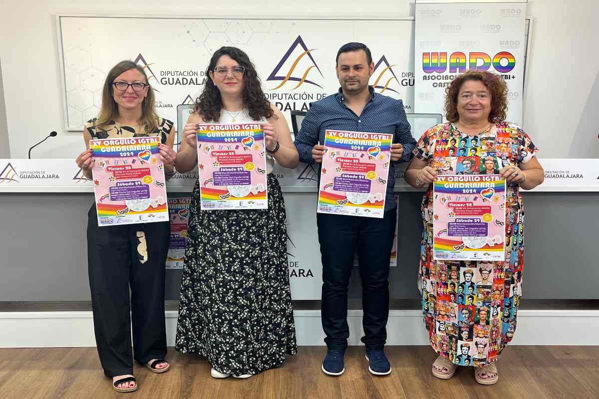 Presentación actos XV Orgullo LGTBI+ Guadalajara