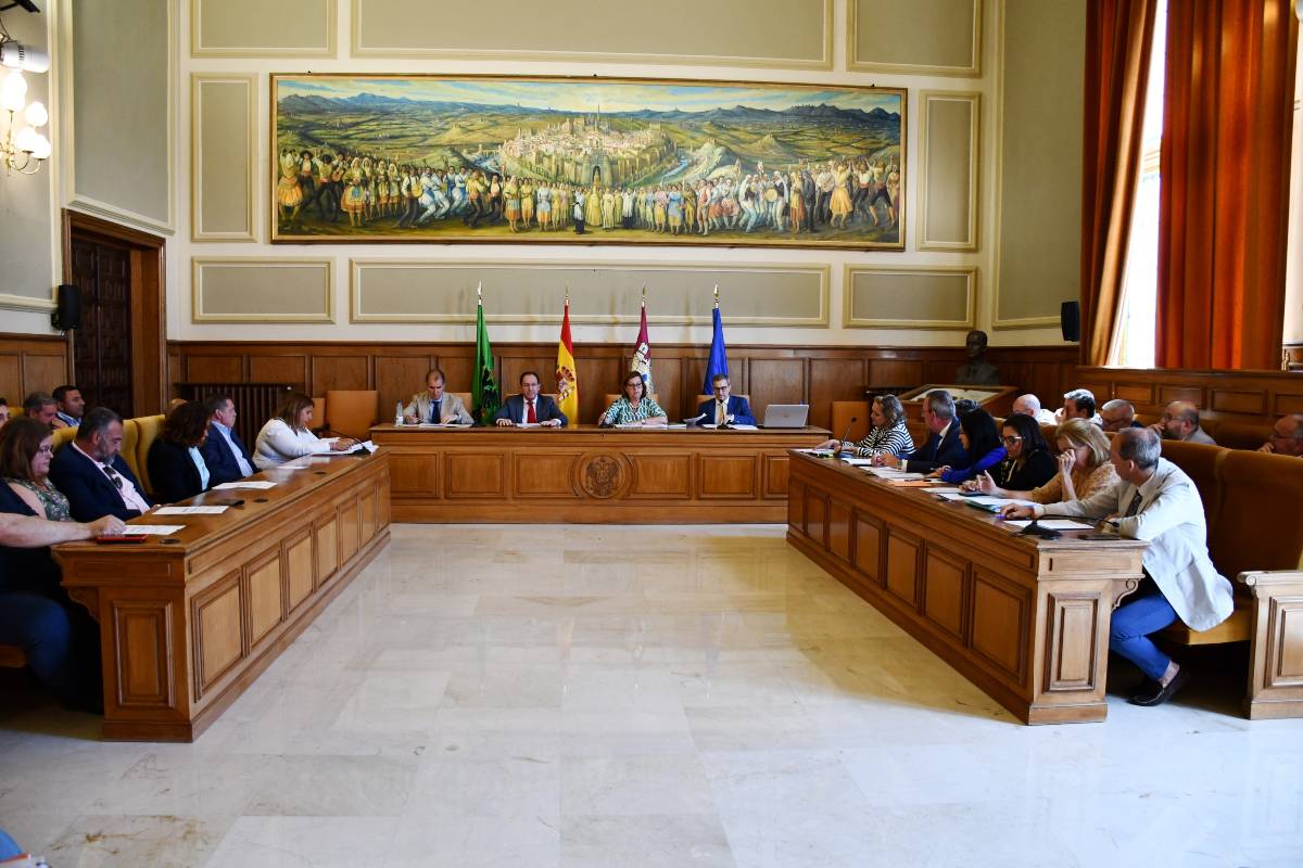 Pleno Ordinario de la Diputación de Toledo.