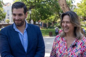 Ana Guarinos, alcaldesa de Guadalajara y José Luis Alguacil, concejal de Medio Ambiente de Guadalajara
