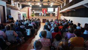 Encuentro de mayores en la localidad ciudadrealeña de Navas de Estena