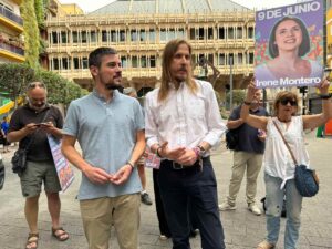Fernández y Gascón durante su visita a Ciudad Real