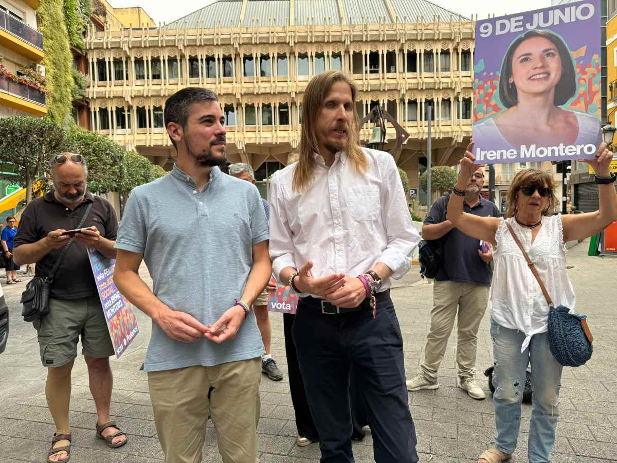 Fernández y Gascón durante su visita a Ciudad Real