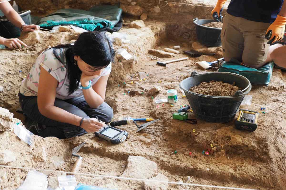 Excavaciones en el yacimiento de Tamajón (Guadalajara)