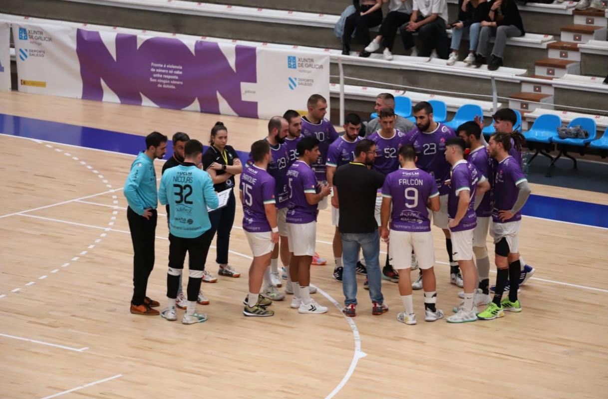 Último partido de liga del BM Guadalajara. Foto: BM Guadalajara/Dani Paredes.