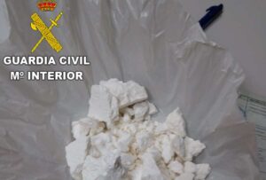Cocaína que tenía un hombre en La Puebla de Almoradiel.